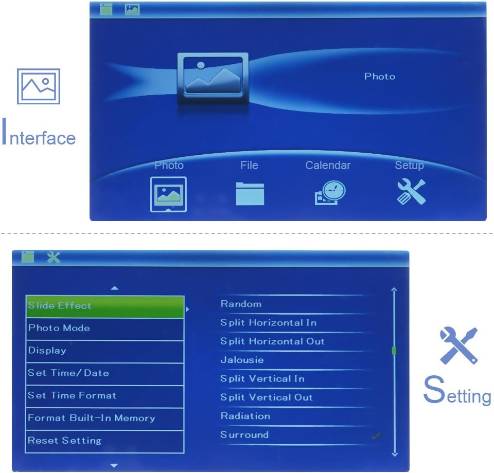 Hottest Sale 7 Inch TFT LCD Screen Digital Photos Display Frame with Calendar Support Tf Sd/Sdhc/USB Flash Drives(White)- Support 32GB SD Card-【Upgrade Version】 Up To 60% OFF 7 Inch TFT LCD Screen Digital Photos Display Frame with Calendar Support Tf Sd/Sdhc/USB Flash Drives(White)- Support 32GB SD Card-【Upgrade Version】
