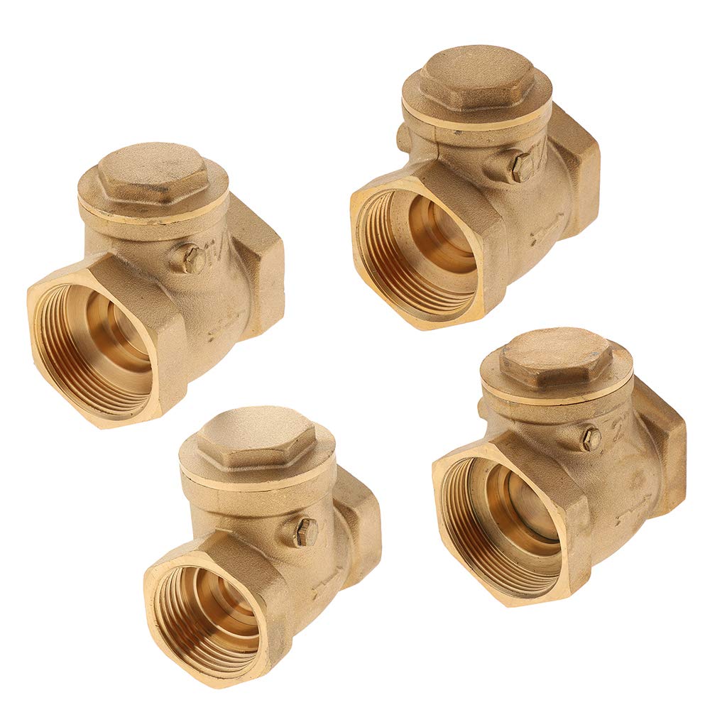 Lucky Traders Brass Swing Check Valve One Way Non Return Horizontal BSP Female Thread DN25