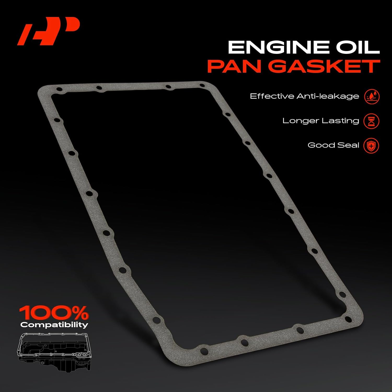 A-Premium Transmission Oil Pan Gasket Set, Compatible with Toyota Tacoma, Tundra, 4Runner, Sequoia, FJ Cruiser, Land Cruiser & Lexus GX460, GS350, GX470, IS300, IS350, LX450, LX470, RC300, RC350