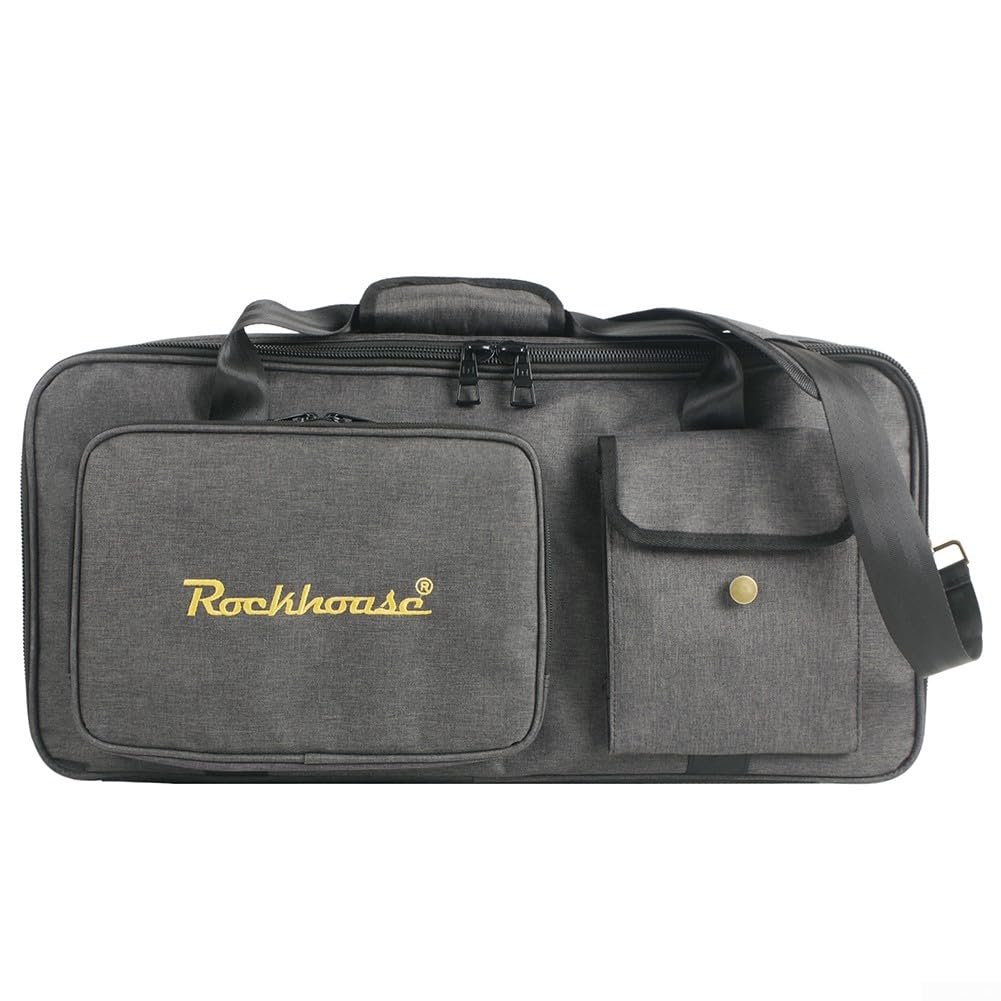 Borsa per pedaliera in tessuto Oxford, per effetti di chitarra, con diverse opzioni di dimensioni, custodia portatile in tessuto Oxford per pedaliera e accessori (L)