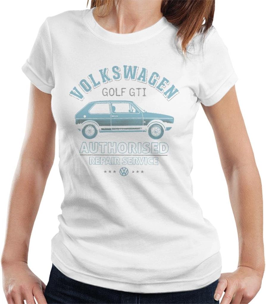 Volkswagen Blue Golf GTI Repairs Women's T-Shirt