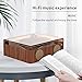 2500mAh CD Player Portable, Retro CD Bluetooth Player with Dual Speakers for Home/Car, Wood Boombox Rechargeable Player with Remote Control,USB Type-c,Support CD/CD-R/CD-RW/MP3,Headphone Jack(Brown)
