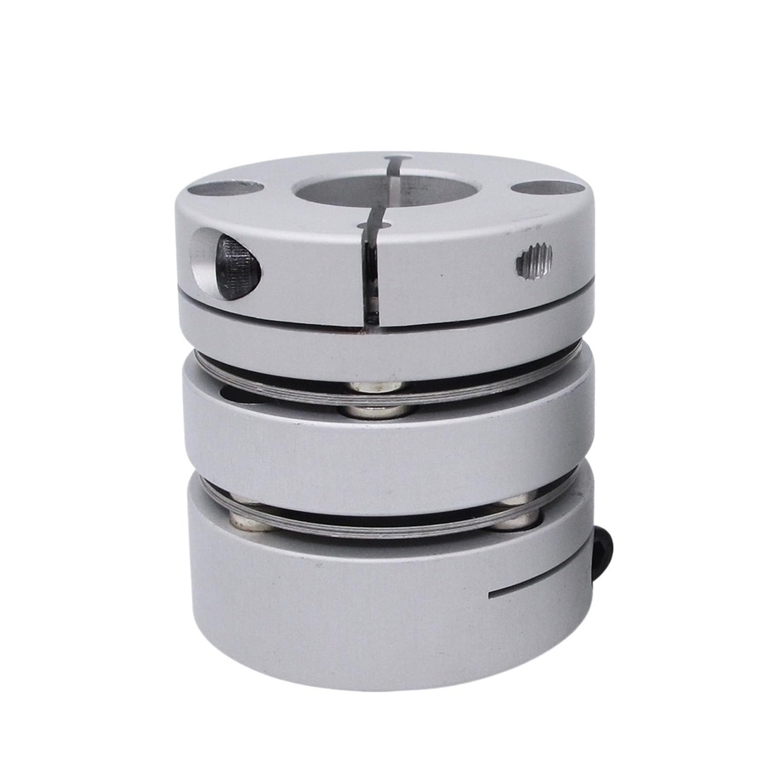 Rigid coupling,Stainless steel rigid coupling 1pcs D44L50 Flexible Diaphragm Coupling Inner Diameter 8/10/12/14/15/16/17/18/19/20mm Shaft CNC Stepper Motor Coupler(10-10)