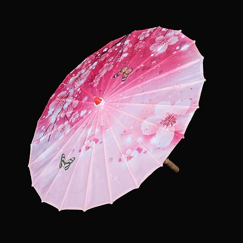 Miniatura 5 de Sombrilla oriental, impermeable, hecha a mano, de papel engrasado chino, paraguas de papel engrasado hecho a mano, paraguas de papel engrasado,