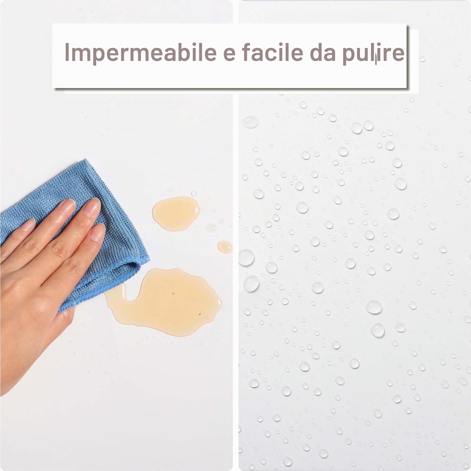 Diboniur Carta Adesiva per Mobili, Bianco Opaco 40x300cm, Pellicola Adesiva Rotolo Adesivo Impermeabile Decorativa PVC per Mobili Cucina Armadio