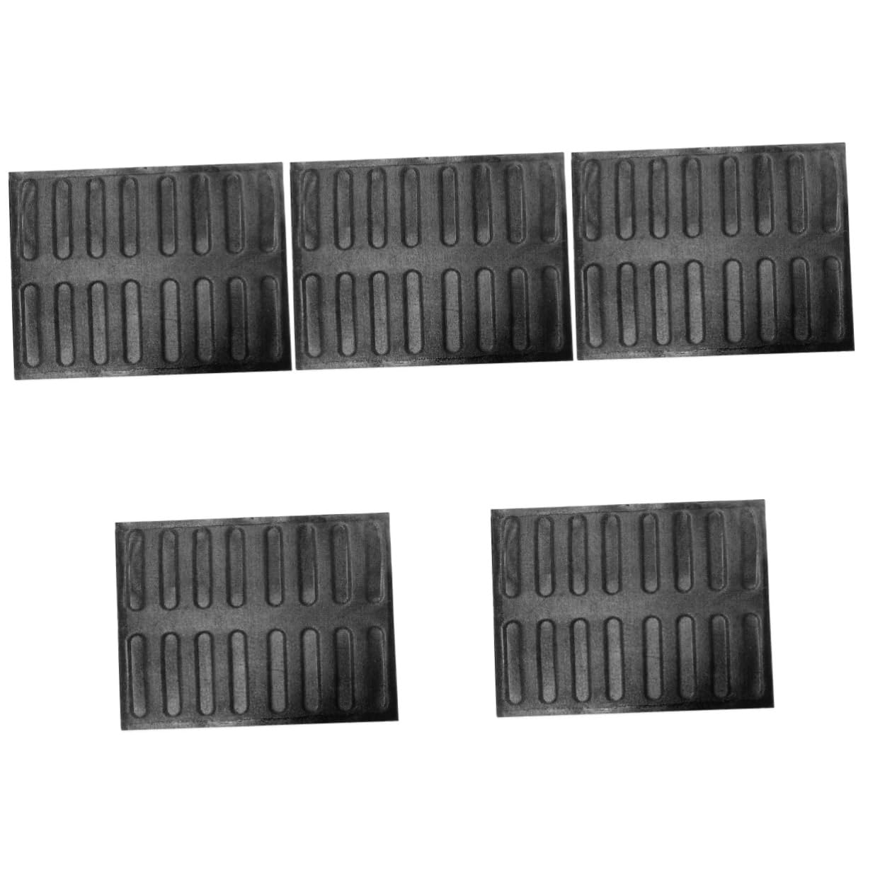 Amosfun 5stücke Multi-funktionale Silikon Brotbackform Antihaftbeschichtete Backform Für Französisches Brot Hot Dogs Und Für Täglichen Gebrauch Der Küche Fächer Für Optimale