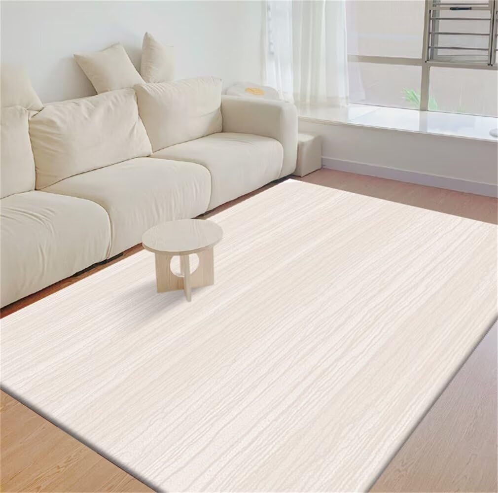 Tapis doux chambre beige fini les sols froids au réveil