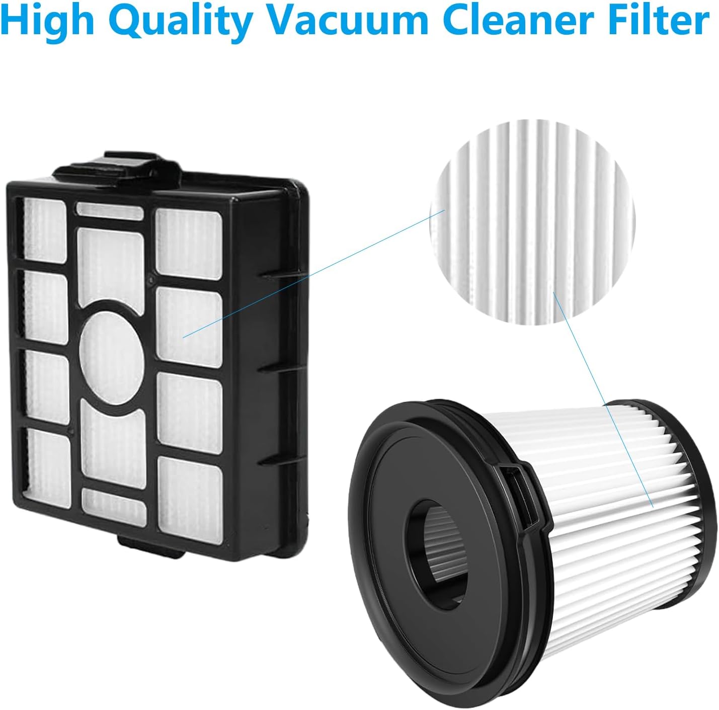 BU3521 BU3523 BU3120 HEPA Filter Accessories Compatible with Shark BU3521 BU3523 Clean & Empty Lightweight PowerFins Cordless Stick Vacuum Cleaner Replacement Parts, 13 Pack