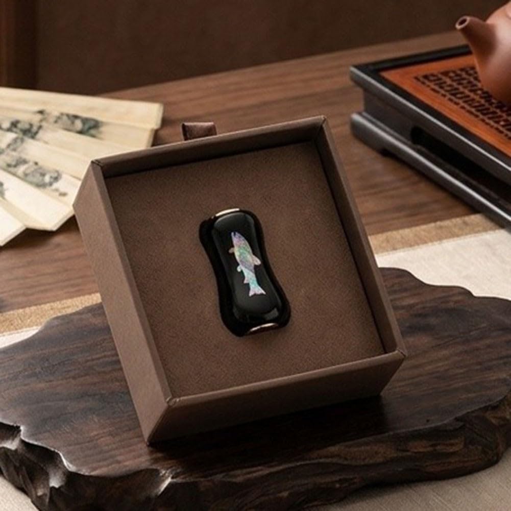 Manico in legno massello, foro 4 mm, intarsio in madreperla | Nucleo in legno massello, intarsio in madreperla, finitura laccata artistica, foro da 4 mm, aggiornamento da collezione