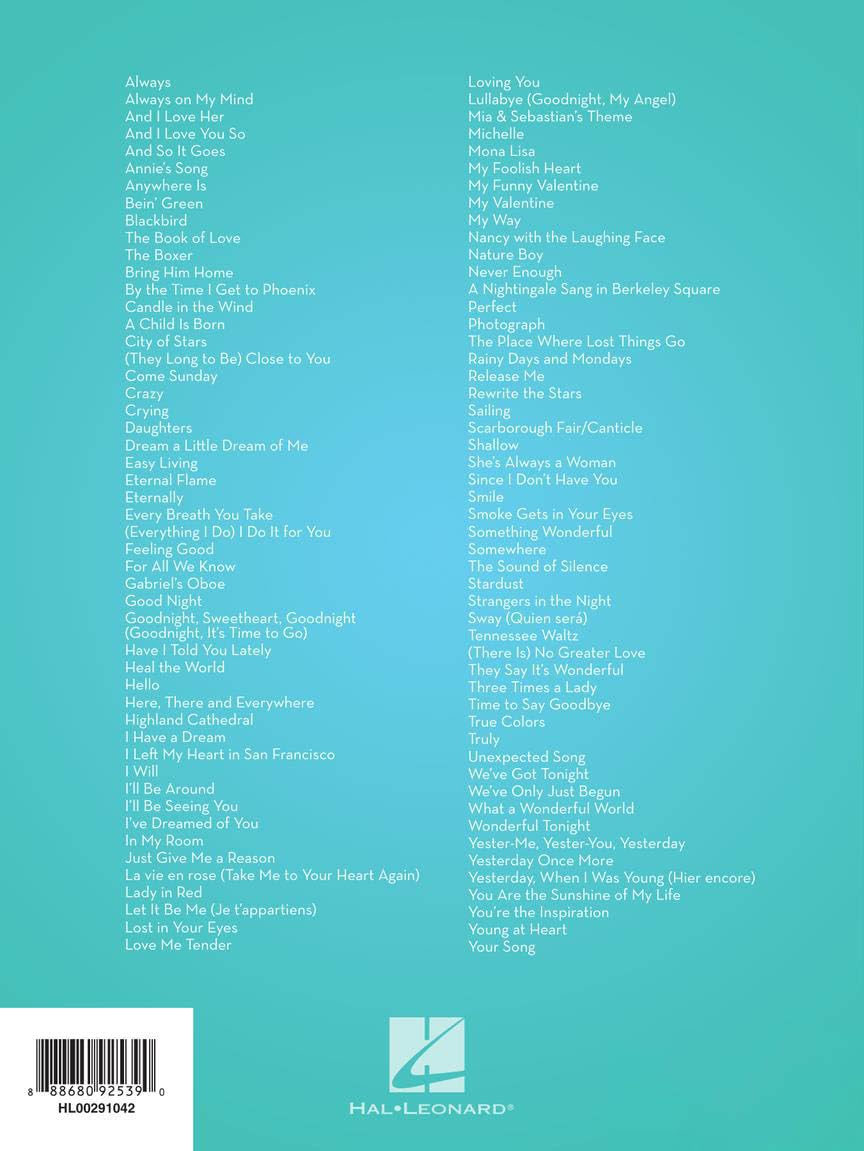 101 Most Beautiful Songs: Alto Saxophone Songbook | Recueil de Niveau Intermédiaire avec 101 titres incontournables de la pop, des standards et des musiques de films pour saxophone alto