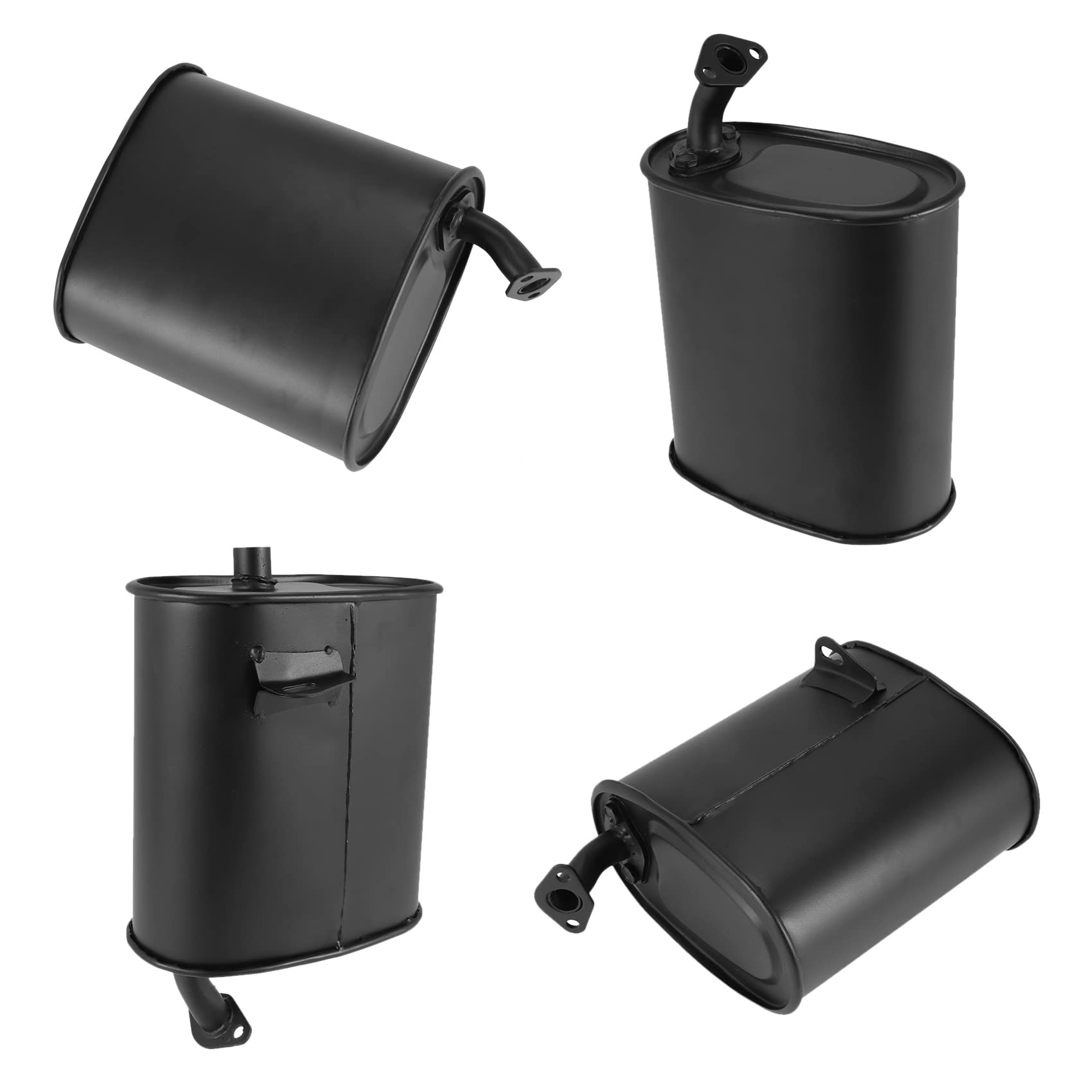 Silenziatore di Scarico Universale per Generatore di 2-3KW Nero per Accessori 5.5HP 6.5HP 3500W 4000W