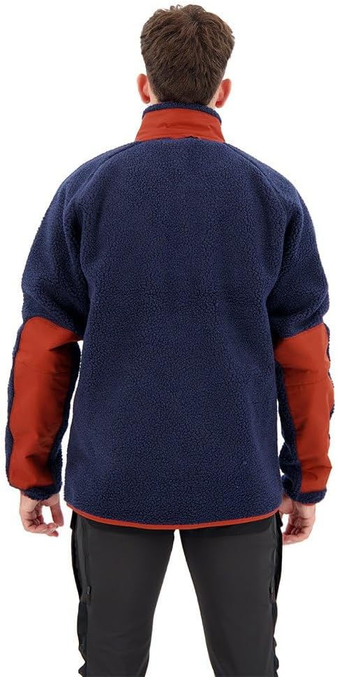 Fjallraven F87164560-215L Vardag Pile Jacket M Navy-Autumn Leaf L