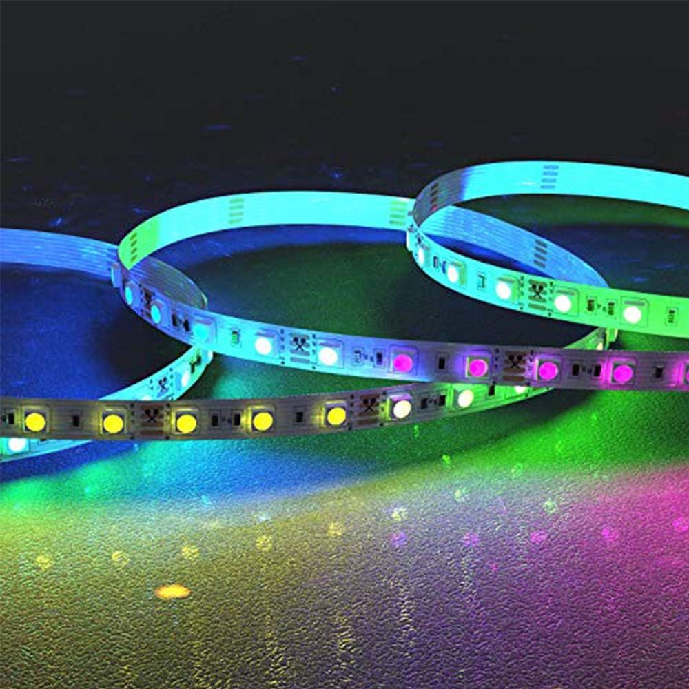 DULEES Warm White LED Light Strip, Premium High Density 16.4 Feet, 600 LEDs, 3000K, 164 Lumens per Foot. 12V DC Tape Light for Under Cabinet, Kitchen