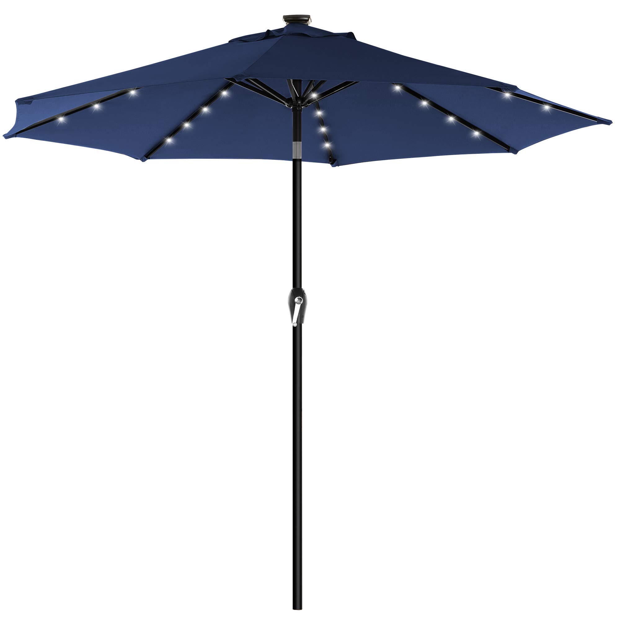 Buy SONGMICS 9 ft Solar Patio Umbrella, Lighted Outdoor Umbrella, 32