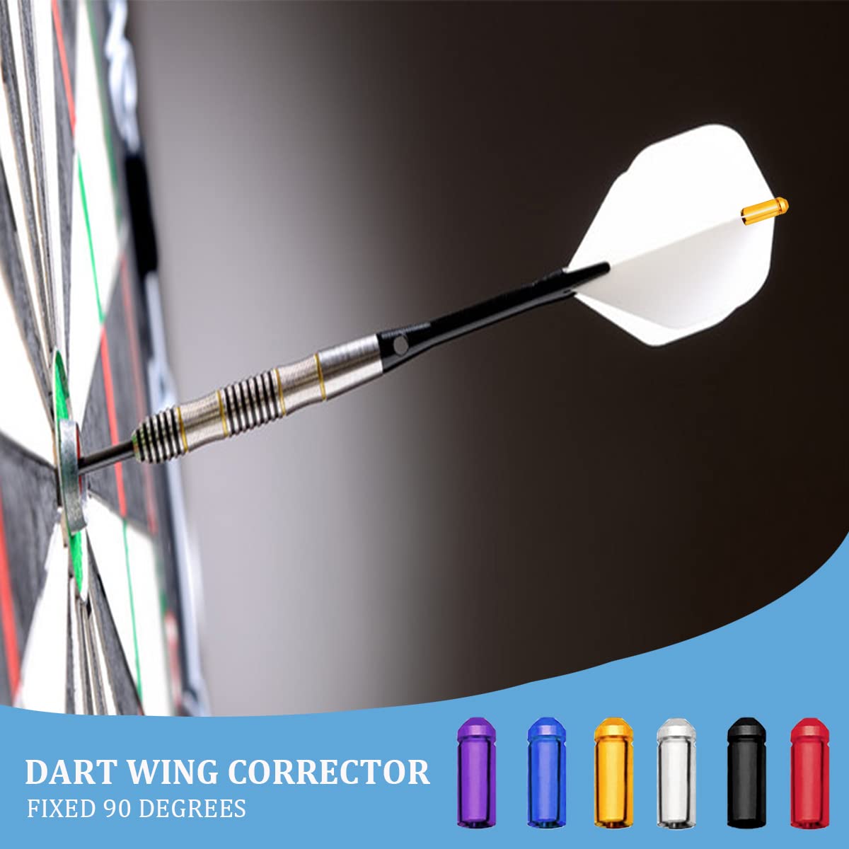 Lot De 6 Protecteurs D'ailes De Fléchettes En Alliage D'aluminium