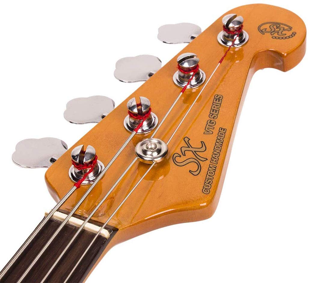 SX Jazz Style Electric Bass in Vintage Sunburst - with Gig Bag