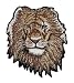 Lion Head Zoo Safari Animal Wildlife Africa DIY Applique Embroidered Sew Iron on Patch LO-002