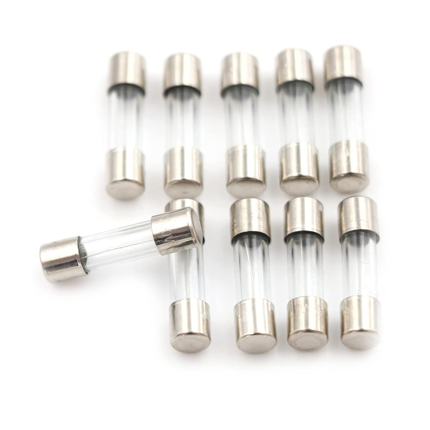 Fuse 10pcs Slow Blow 1.6Amps Glass Tube 5mm x 20mm .6A T1. 250V