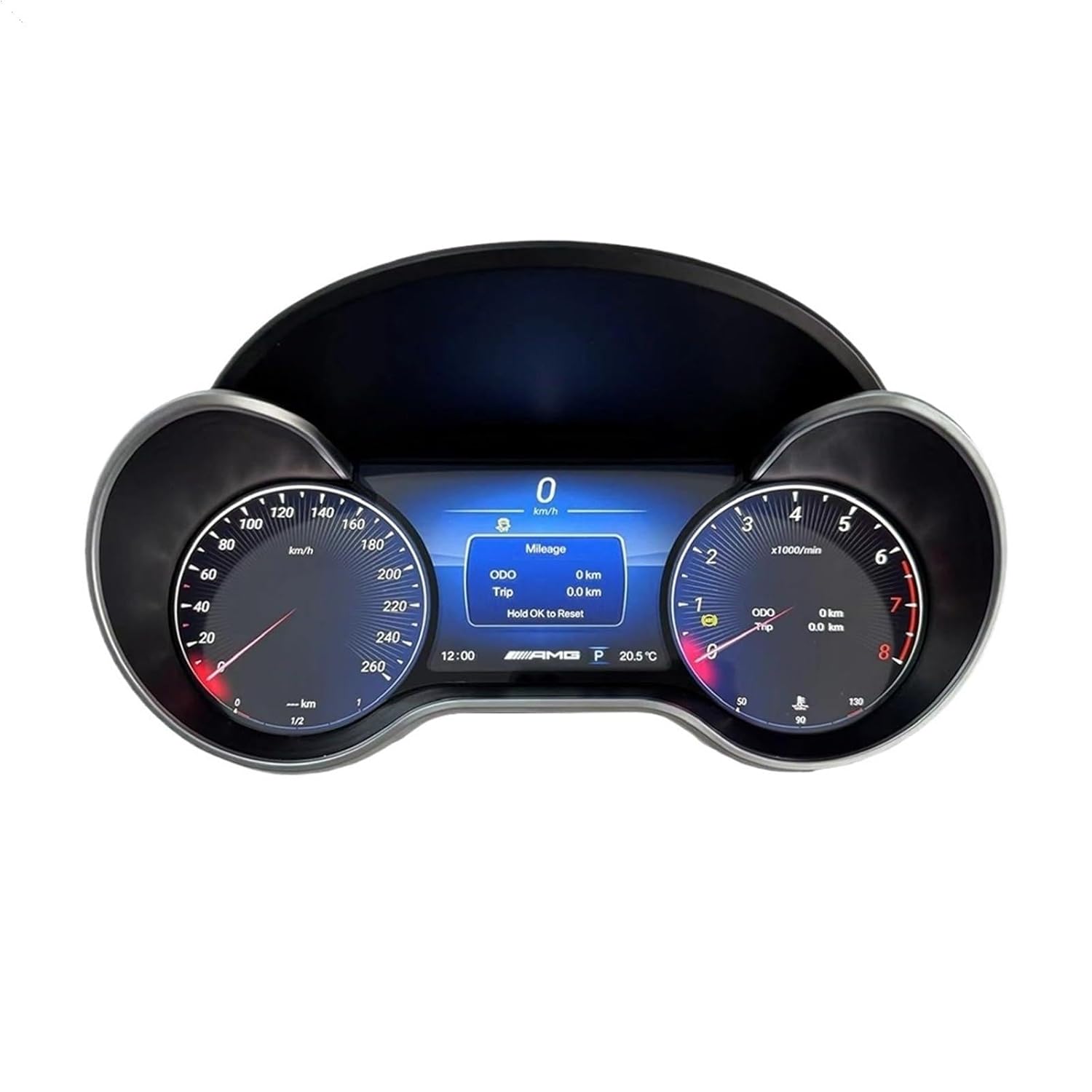 12.3 Digital Dashboard Cluster Compatible for Benz R Class ML GL G GLE GLS W164 W166 W463 2006-2019 Years Auto Instrument for Panel Cockpit(Old 166)