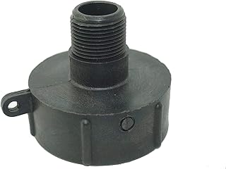 1000 Litre IBC Water Tank and Garden Hose Adapter Fittings 60 MM Adaptor 2" to 0.75"