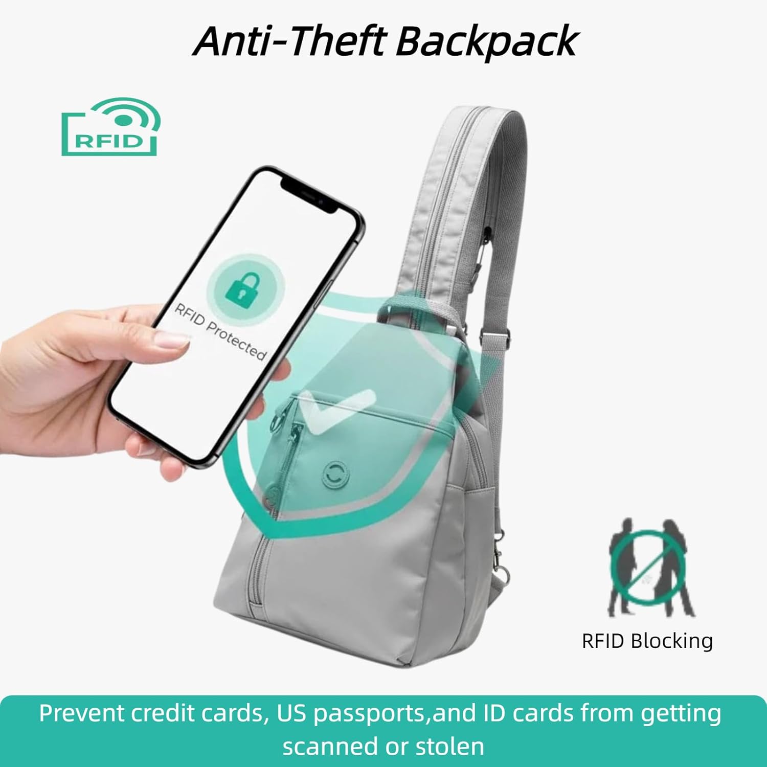 Convertible Sling Backpack.Backpack Purse for Women,Crossbody Bags for Women.Small Backpack for Daily Hiking Sport.