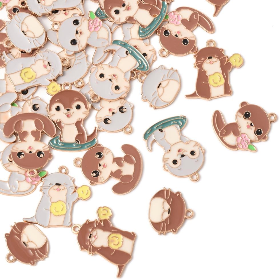 10-60Pcs Assorted Charms for Jewelry Making Animal Christmast Cute Pendants Charms for Necklaces Bracelets Earring Making and Crafting Craft Gift - Image 3