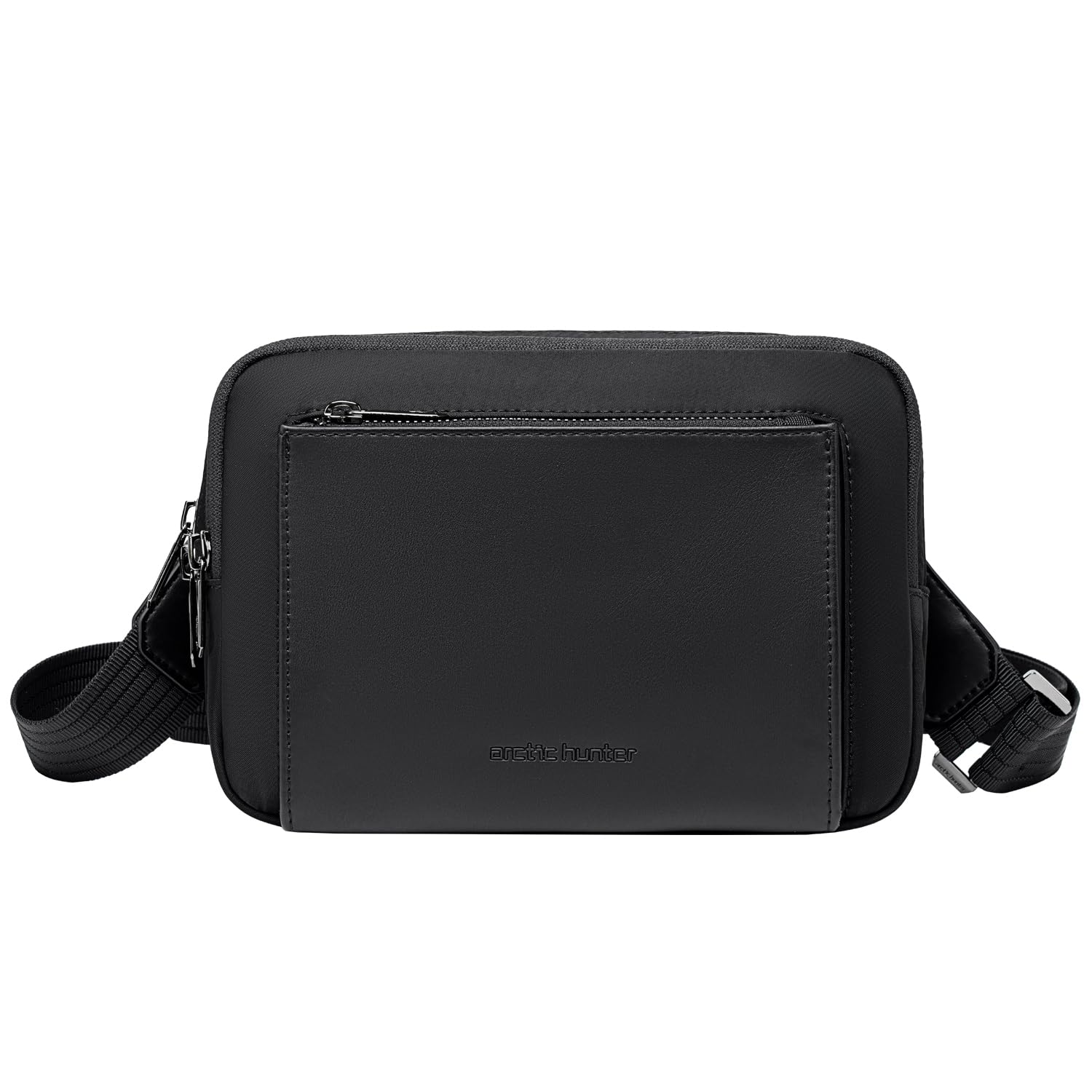 ah arctic hunter Arctic Hunter 3 in 1 Crossbody Sling Bag for Men, Compact Lightweight Chest & Hand Bag, Water-Repellent Polyester Small Travel Bag with Metal Zipper for Daily Commute-picture-34