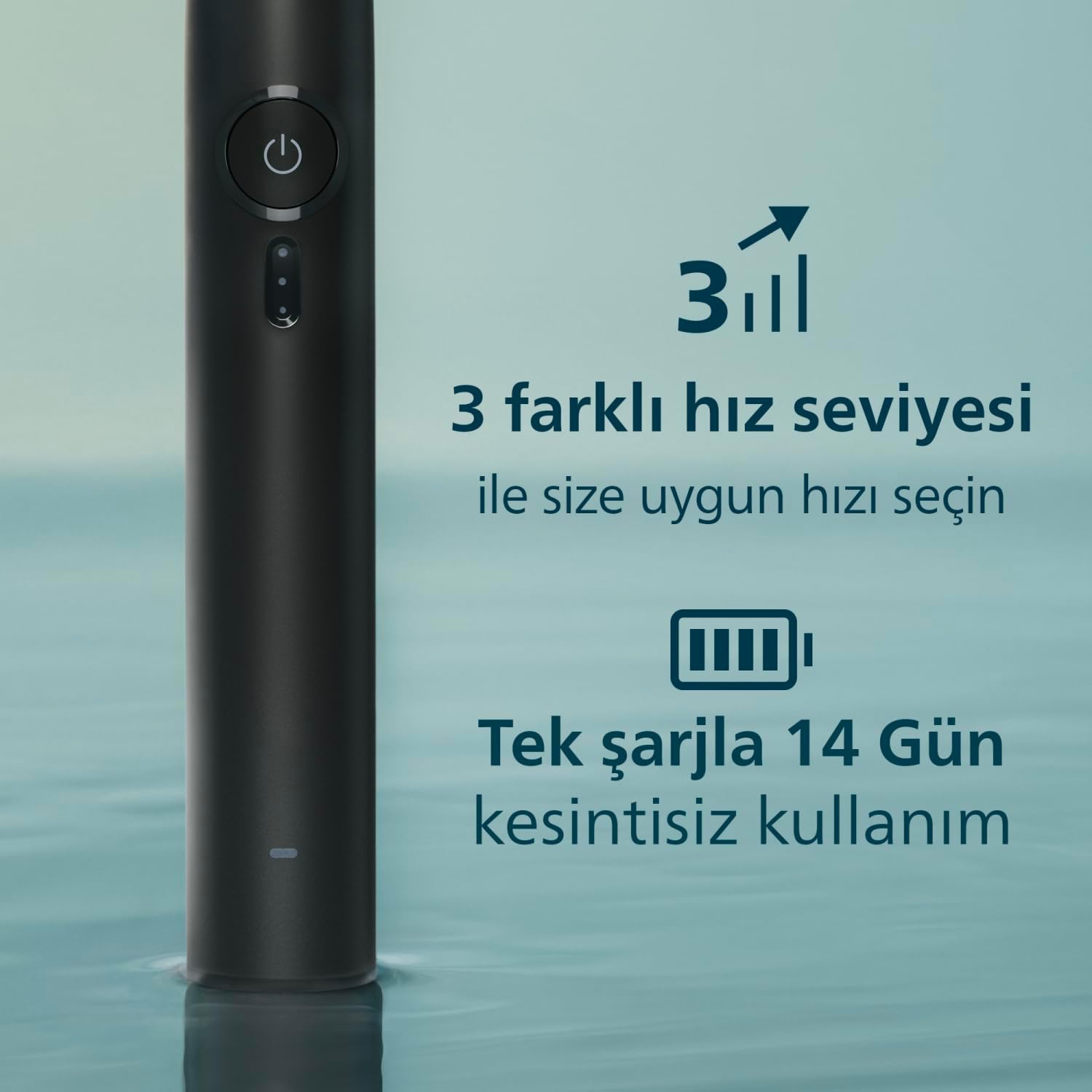 Philips Sonicare 3100 Sonic Şarjlı Diş Fırçası 2’li Paket, Siyah ve Toz Pembe, 5 Kat Plak Temizliği, Basınç Sensörü, 14 Gün Şarj Ömrü, 3 Hız Ayarı,2 Şarj Standı, 2 Seyahat Kabı – HX4072/42