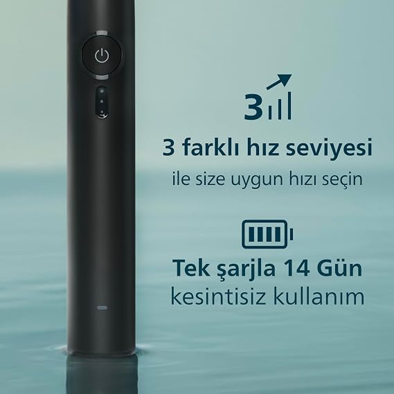 Philips Sonicare 3100 Sonic Şarjlı Diş Fırçası 2'li Paket, Siyah ve Toz Pembe, 5 Kat Plak Temizliği, Basınç Sensörü, 14 Gün Şarj Ömrü, 3 Hız Ayarı,2 Şarj Standı, 2 Seyahat Kabı - HX4072/42