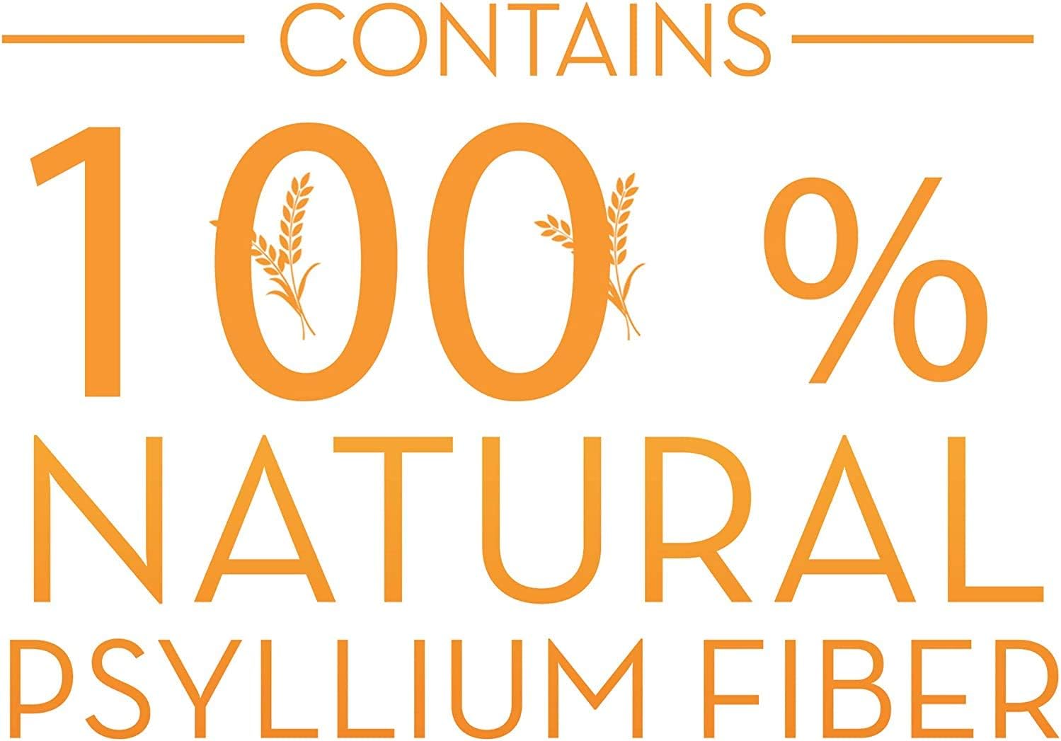 Metamucil Premium Blend, Natural Psyllium Husk Powder Fiber Supplement, Plant Based, Sugar-Free with Stevia, 4-in-1 Fiber for Digestive Health, Orange Flavored, 180 teaspoons (36.5 OZ Fiber Powder) : Health & Household