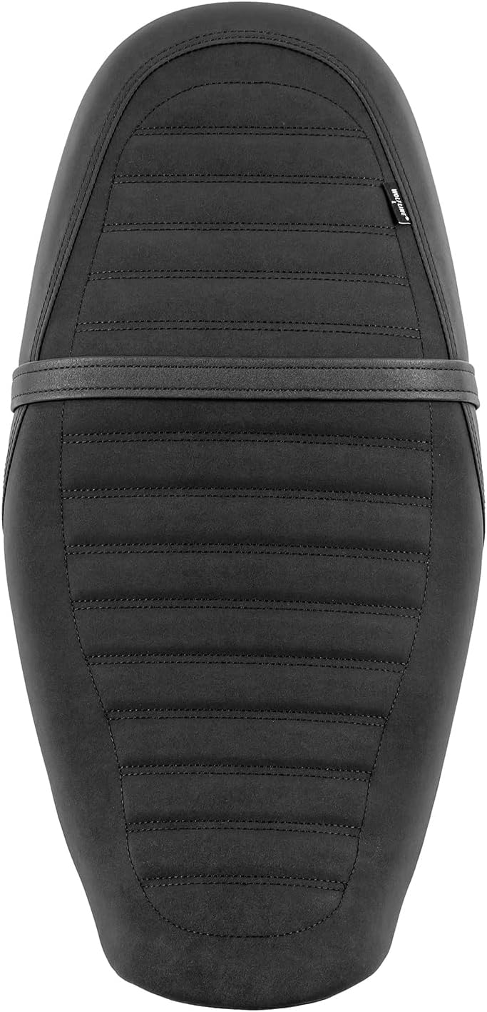 Motorcycle Complete Seat Cushion Pad Low-Profile Fit for Z900RS 2018-2025 Passenger Driver One-Piece Pillion Pressure Relief, Black