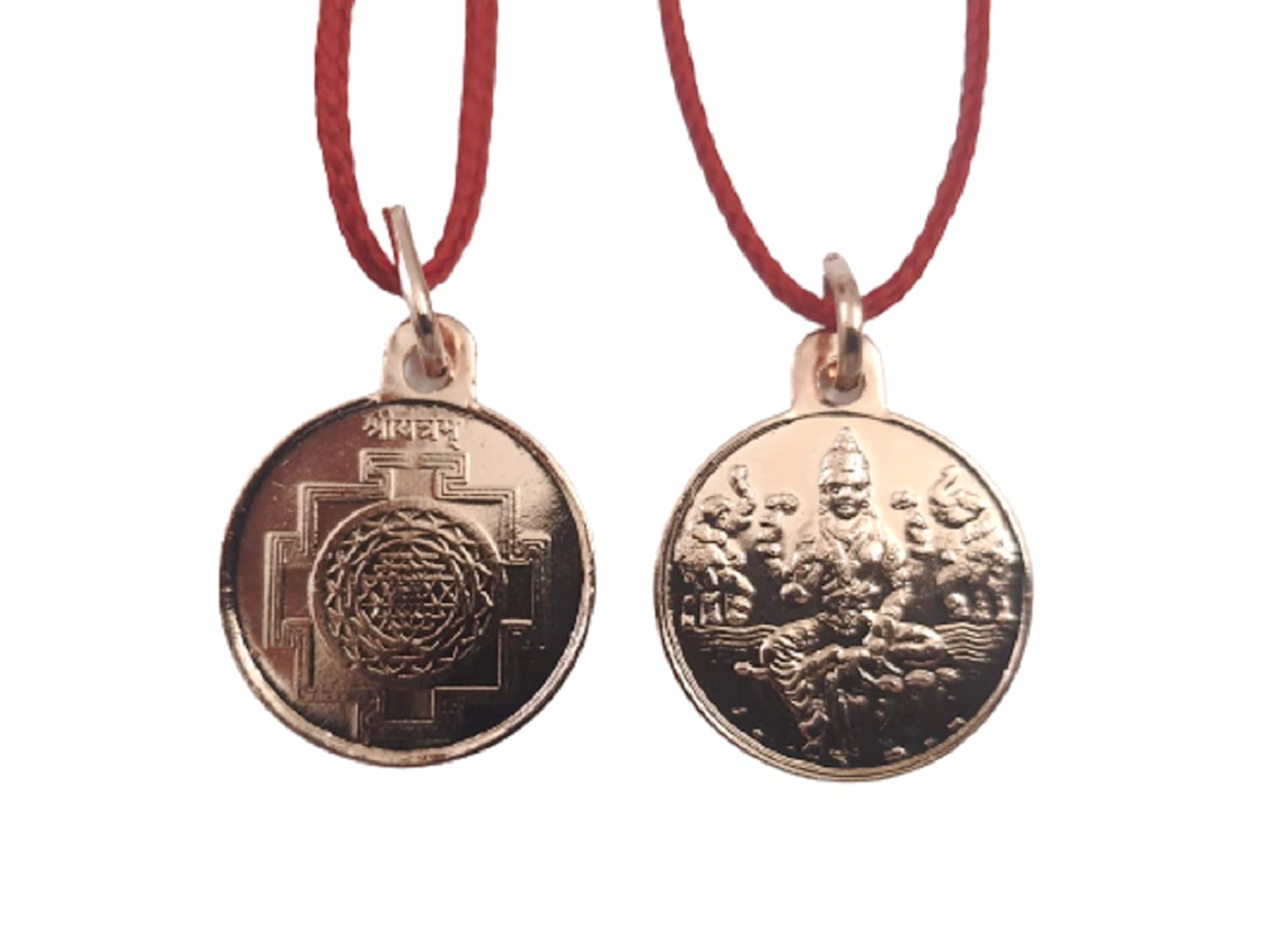 Shri Yantra Locket | Pendant In Pure Copper For Men & Women (6 Grams Approx) (1 Pc)-image-24