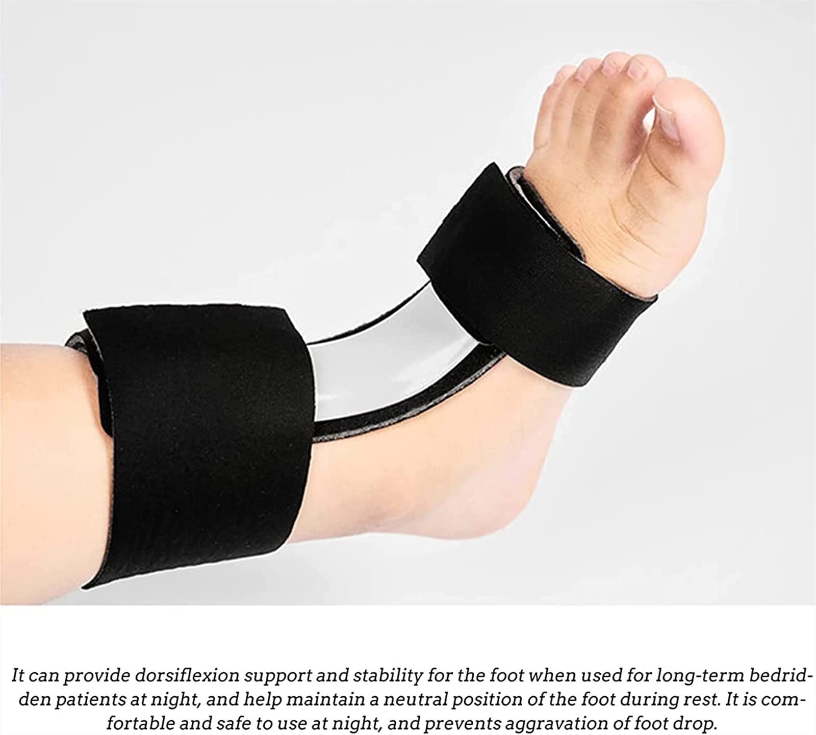 Férula Nocturna para Fascitis Plantar para niños, órtesis para pie caído, Soporte cómodo y Suave, Herramienta de recuperación de fracturas de Tobillo, férula para tendinitis