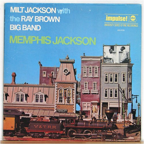 "MEMPHIS JACKSON"-------MILT JACKSON WITH THE RAY BROWN BIG BAND--VINYL LP