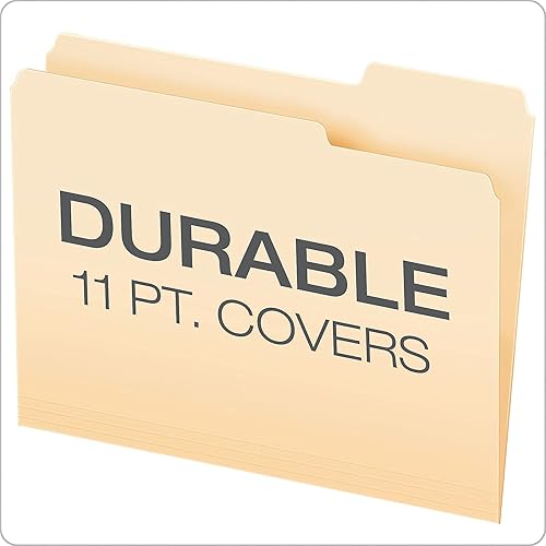 Miniatura 6 de Pendaflex Carpetas de archivos de doble material, tamaño carta, manila, 50 por caja (54459EE)