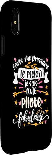 Miniatura 9 de iPhone 14 Pro Max Pilote Fabuleuse femme Formation Pilote Anniversaire Avion Case