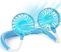 Vista 12 de Ventilador de cuello recargable portátil: ventiladores personales para tu cuello Ventilador de enfriamiento portátil Aire acondicionado de cuello