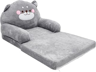 Sillón Niña Forma de Elefante Asiento Peluche Infantil Cómodo y Sofá Infantil Multifuncional para Dormitorio y Guardería Diseño Divertido y Práctico para Niñas Color Aleatorio