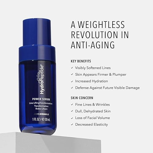 Miniatura 5 de HydroPeptide Face Lift Advanced Ultra Light Moisturizer and Power Serum Paquete antiarrugas, (1 onza cada uno)