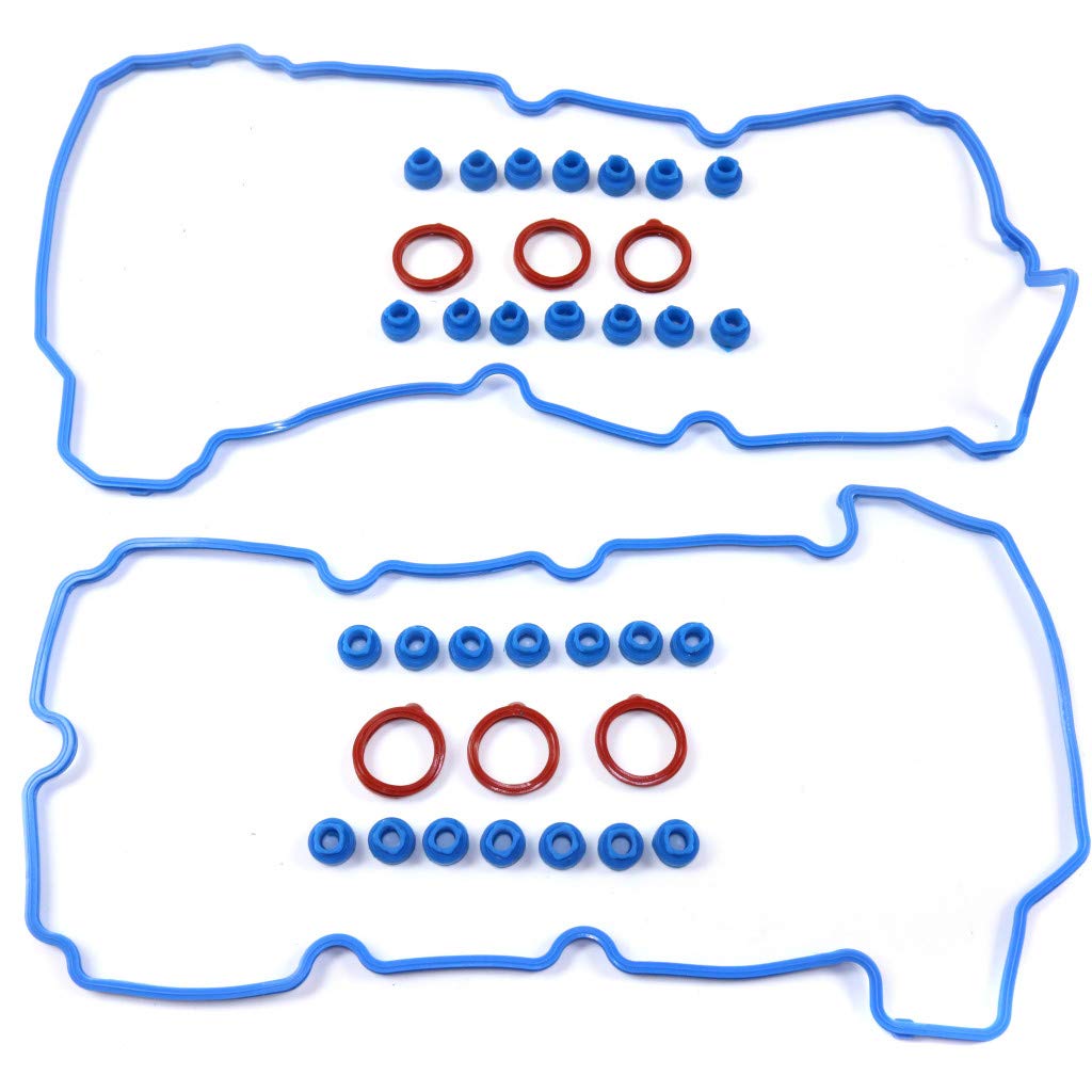 for Mercury Montego Valve Cover Gasket 2005 2006 2007 | Rubber Material | 6 Cyl | 3.0L Engine | w/Grommets & Spark Plug Tube Seals
