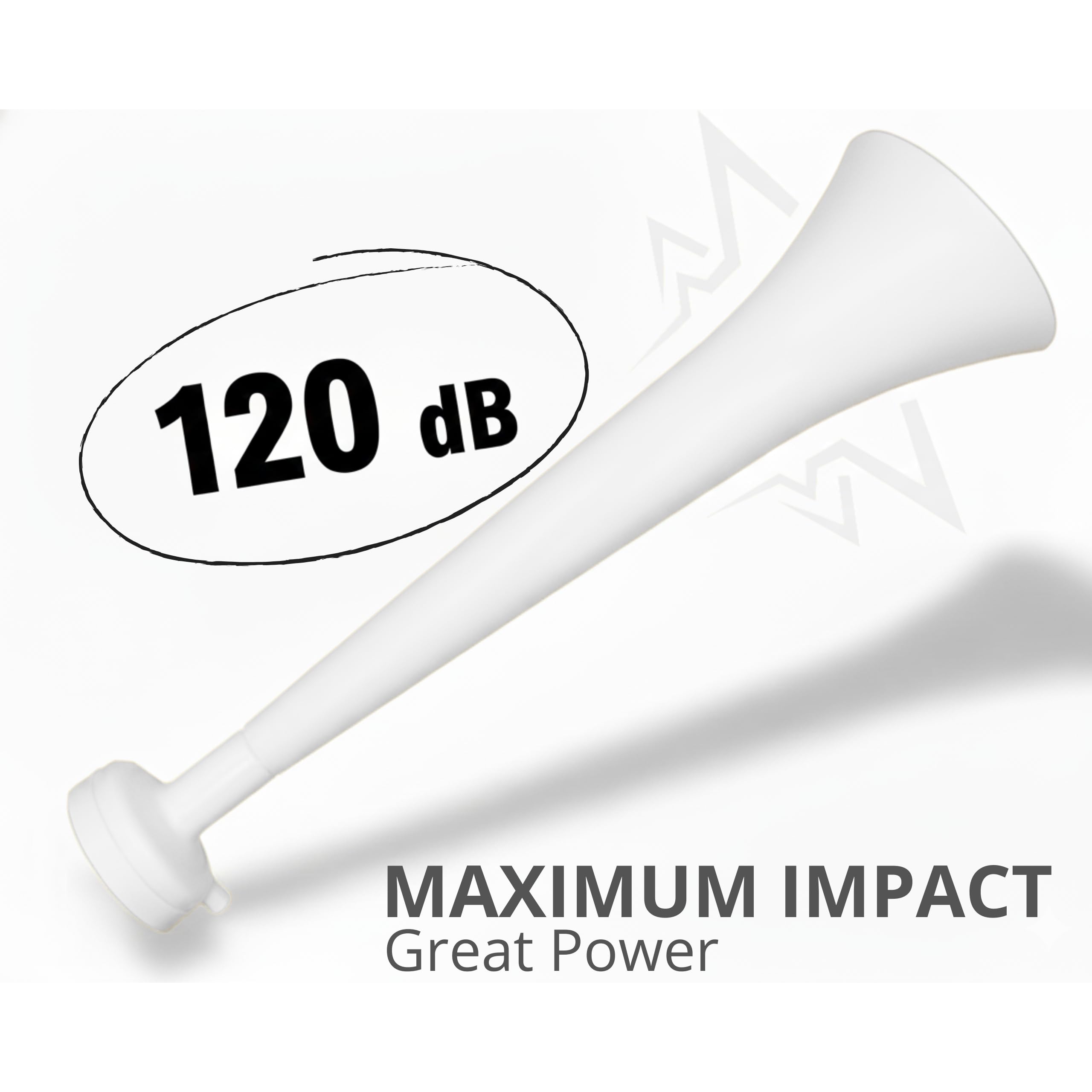 Lot de 3 trompettes Vuvuzela colorées. Accessoires pour Les fêtes, Les piñatas et Le Sport. Détachable pour Combiner Les Couleurs du Corps et de l'embout. - 4