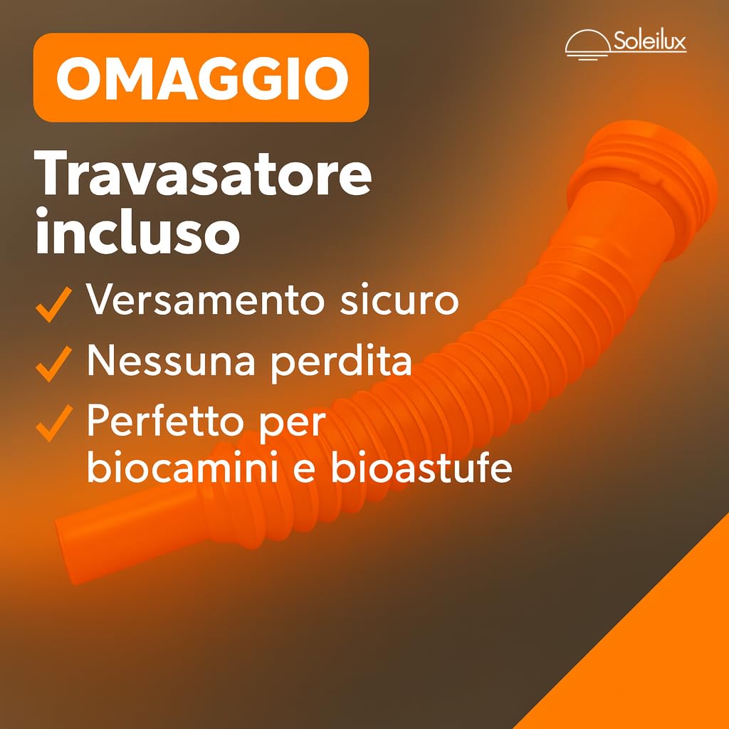Bioetanolo combustibile 10L do stufe Bio inodore no zolfo