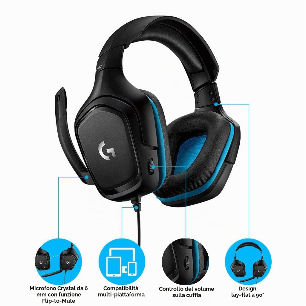 Logitech G432 Wired 7.1 Headset
