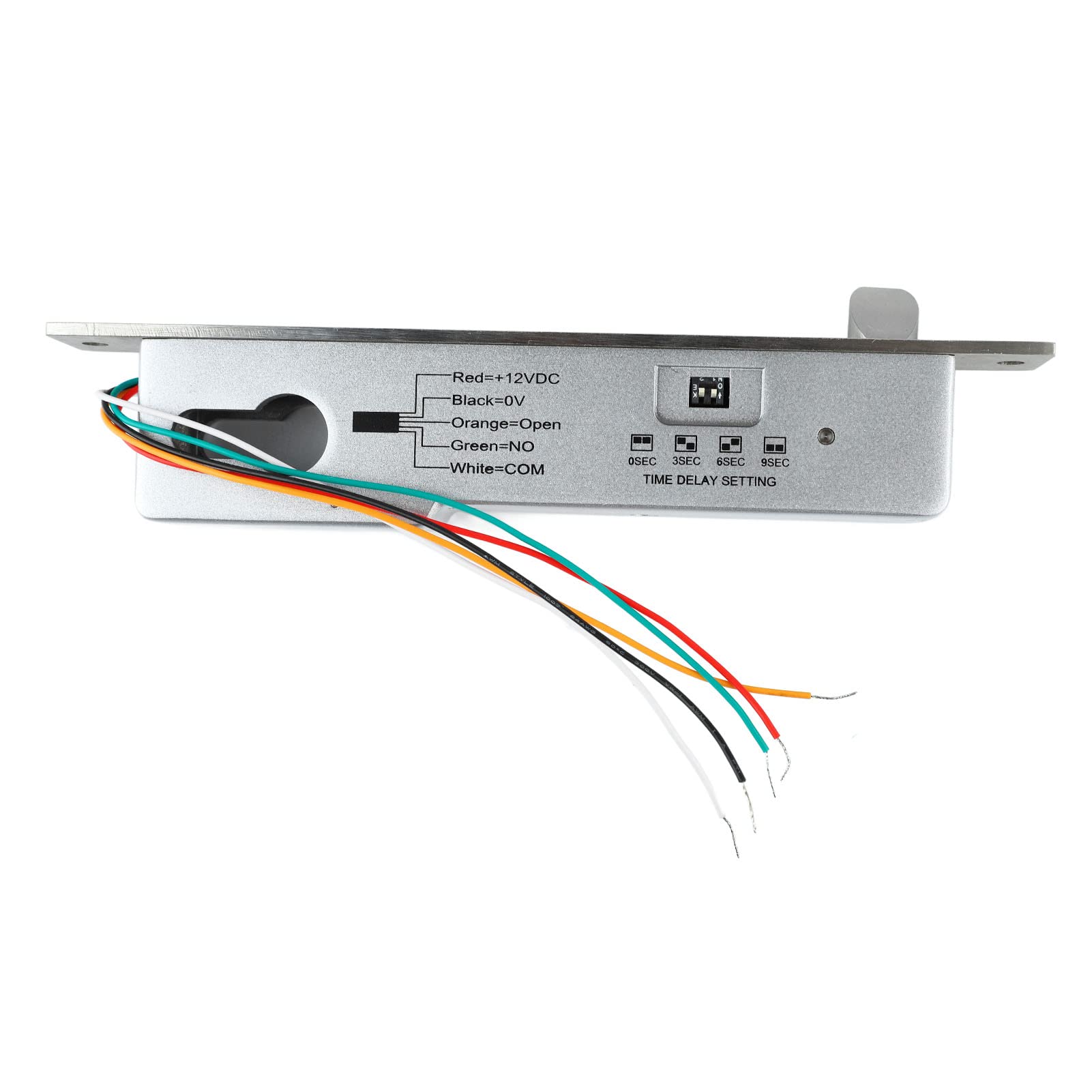 Cerradura de Cerrojo Eléctrico, Cerrojo de Mortaja Eléctrico Aspecto Exquisito Resistente A Altas Temperaturas A Prueba de Herrumbre A Prueba de Golpes Fuerte Resistencia para Puertas de Metal