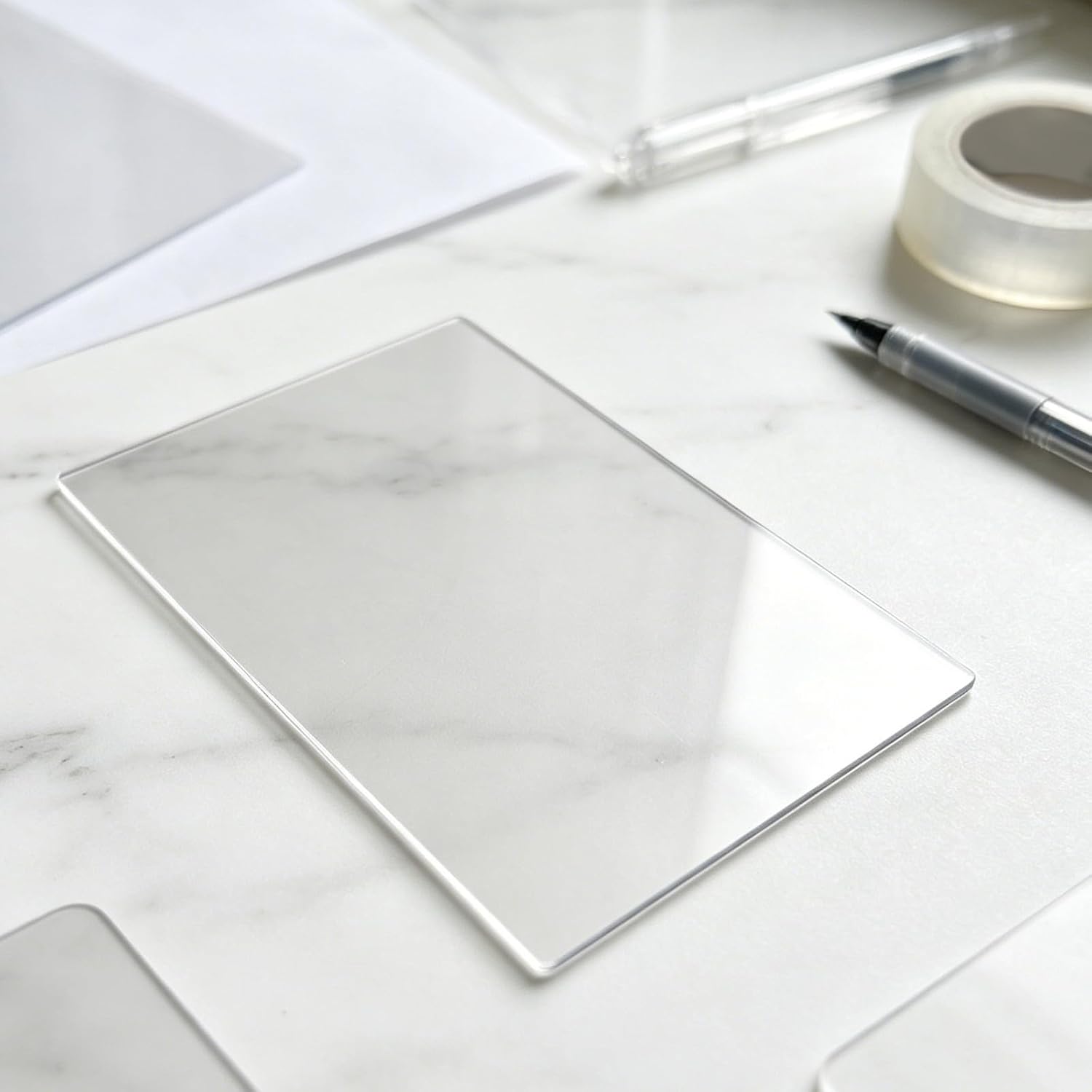 Acrylic Paper Craft Cutting Pads Pair for Cardmaking and Scrapbooking