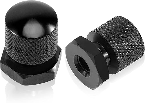 Miniatura 10 de Tornillo de tornillo de acero inoxidable para guardabarros trasero con tuerca de montaje de asiento individual de 14 "-20 roscas, patrón de calavera