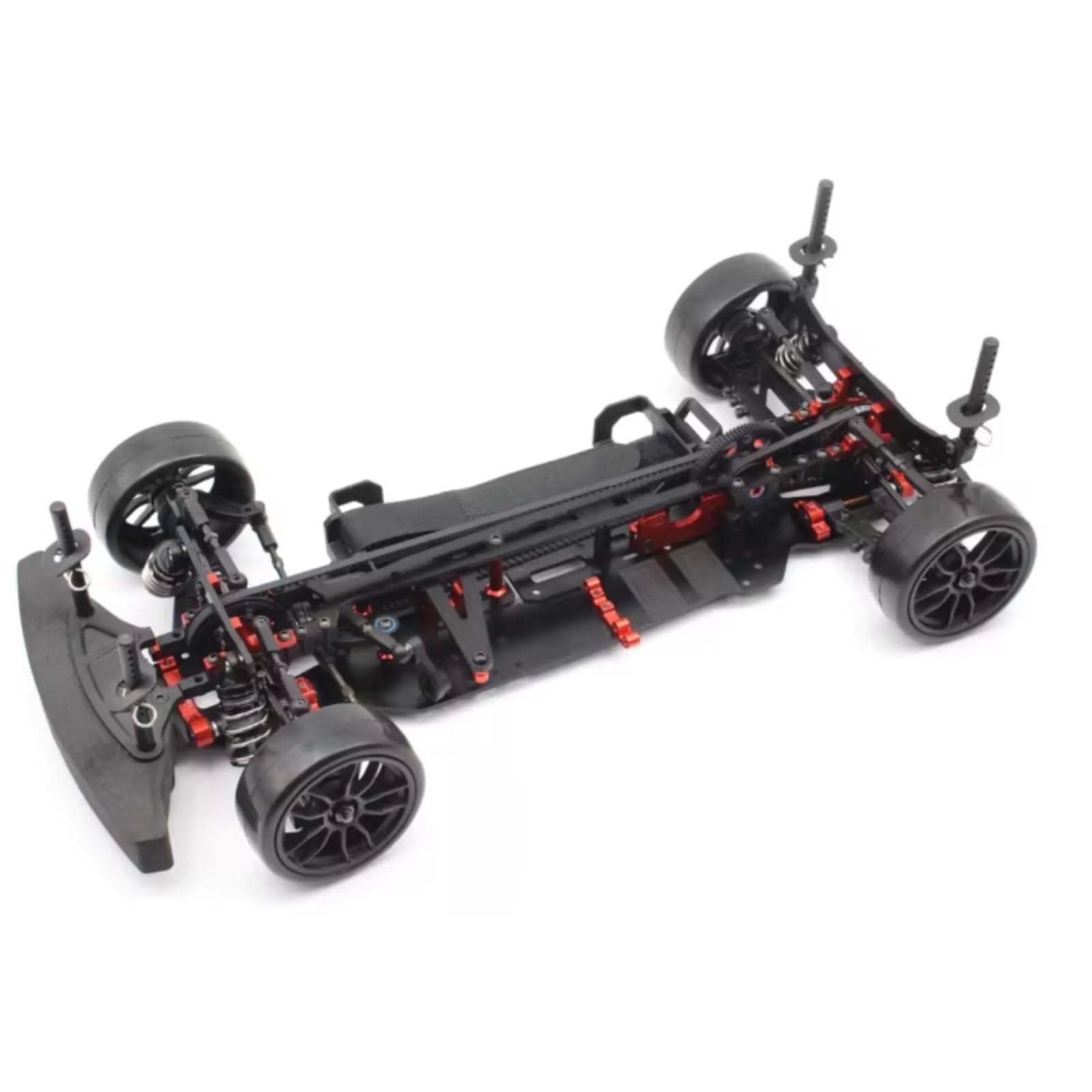C Dell'asse Posterior Tazza Sterzo Sedile Per SNRC R3-GC-PRO 1/10 Parti | Delle auto RC modificano parti con l'allineamento del telaio dello sterzo in metallo curve reattive(Red)