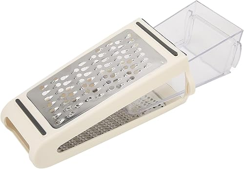Miniatura 9 de Rallador de caja profesional, rallador de queso, contenedor extraíble de doble cara, caja de rallador de nuez moscada Abs Ps Material Rallador de