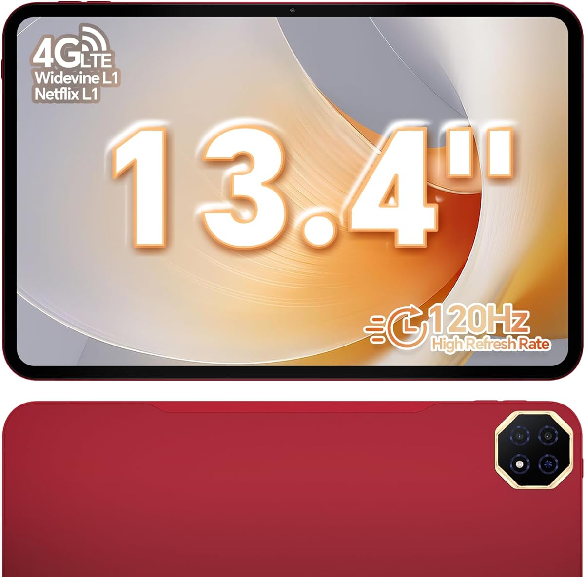 TECLAST T65 Plus Newest Tablet 13.4 Inch, 20GB+256GB/TF 5TB Tablets Android 15, MTK G99 Octa-Core Gaming Tablet, 10000mAh/18W Fast Charge, Large Tablets with Widevine L1, 2.4G/5G WiFi, 8+13MP - Metal