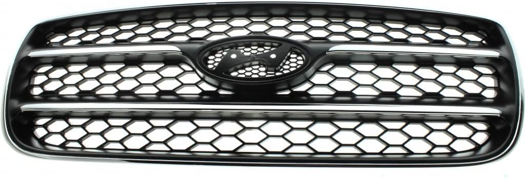 For Hyundai Santa Fe 2007-2009 Grille | SE/Limited | Matte Black | HY1200147